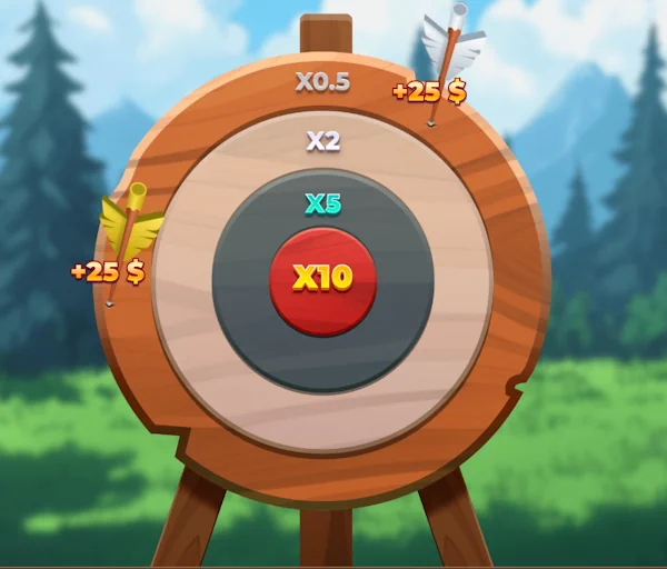 forest arrow random shooting patterns